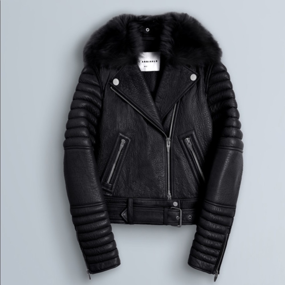 Arrivals XS Rainier Leather jacket (black)